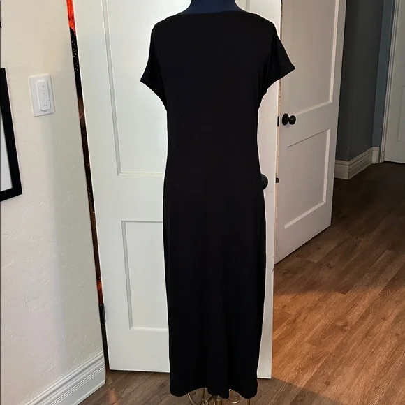 Eileen Fisher Black Maxi Dress - Picture 3 of 5